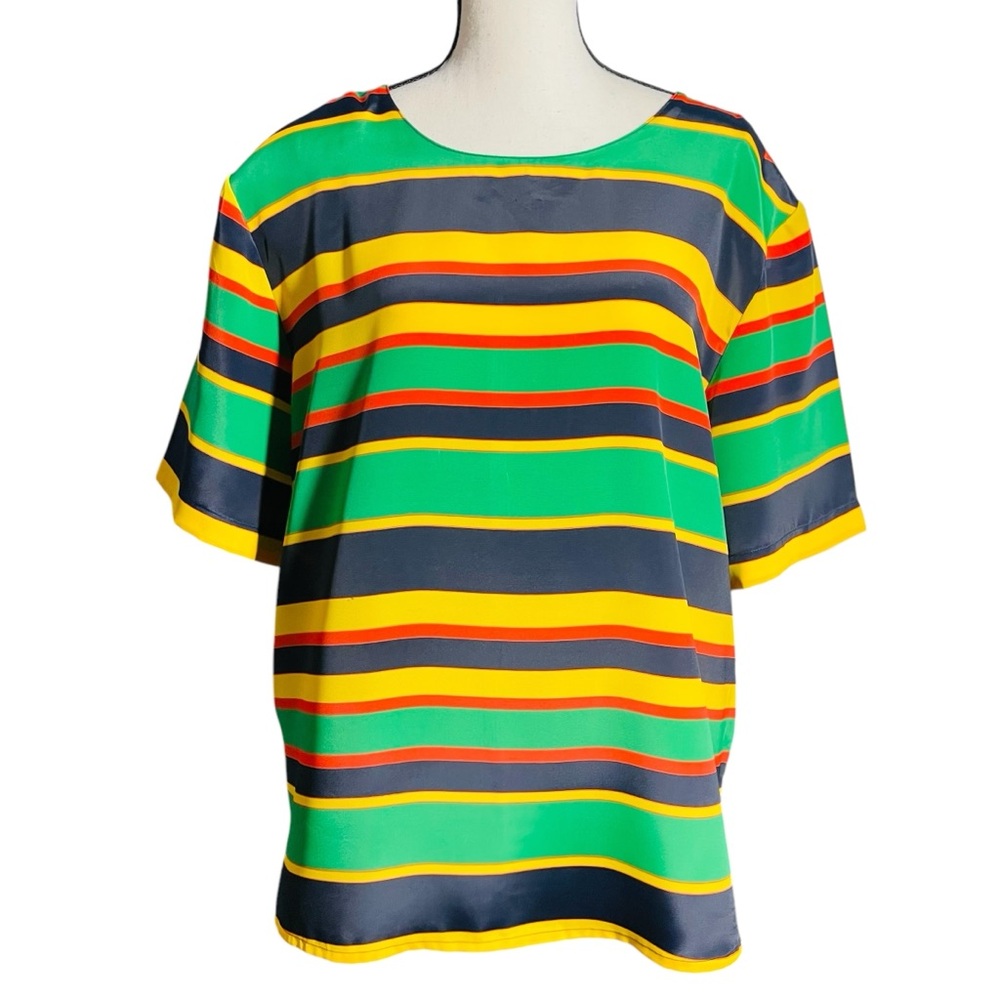 TanJay Striped Multicolor Women's Top